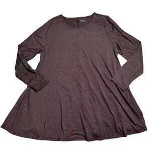Lane Bryant Womens Sparkle Long Sleeve A-Line Tunic Top 14/16